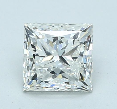 Blue Nile 1.01 克拉公主方形钻石（切割VG/成色H/净度VS1）