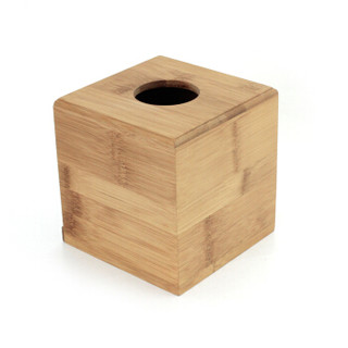 唐宗筷 C6529 方形环保竹质纸巾盒