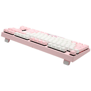 Varmilo 阿米洛 VA87M 粉灯樱花 机械键盘 (Cherry静音黑轴)