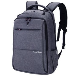 维多利亚旅行者 VICTORIATOURIST 双肩包电脑包15.6英寸 男女商务防水双肩背包V9006灰色