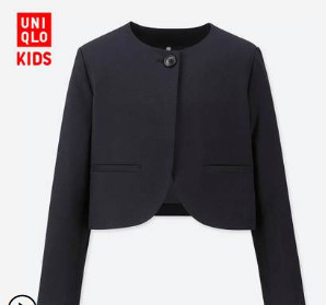 UNIQLO 优衣库 408624 女童无领茄克