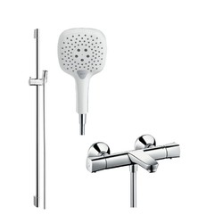 hansgrohe 汉斯格雅 飞雨E150 26551407手持花洒+13123007龙头