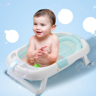 Rikang 日康 RK-X1011-1 儿童浴盆+浴网 方形蓝色