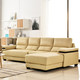 利豪（LEHOO）沙发 现代简约头层牛皮客厅沙发 豪华组合型转角皮沙发LH-005