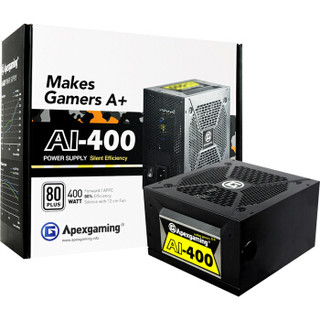 Apexgaming 美国艾湃电竞 AI-400 额定400W 台式机电源