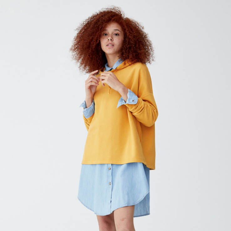 PULL&BEAR 09591322 女士长袖连帽卫衣