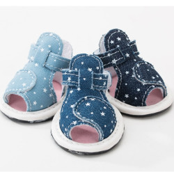 hipidog 嬉皮狗 1801SXSL2721 牛仔印花狗狗