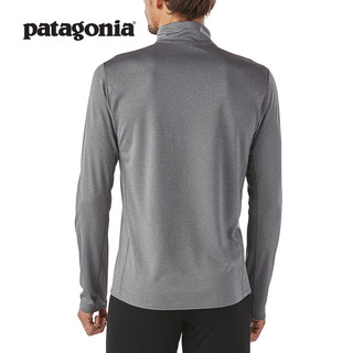 PATAGONIA/巴塔哥尼亚 capilene 44445 男款纯色户外保暖内衣长袖 (S、希腊蓝)