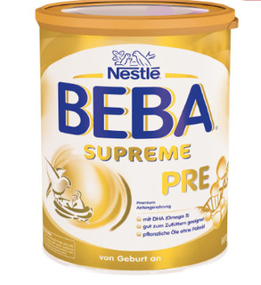 Nestlé BEBA 贝巴 SUPREME 婴儿奶粉 pre段 800g