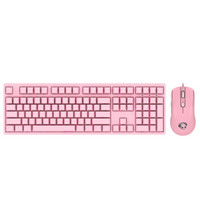 Akko 艾酷 3108 机械键盘键鼠套装 (Cherry红轴、樱花粉、108键)