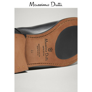 Massimo Dutti 限量版固特异 17807322800 男士切尔西皮靴