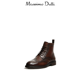 Massimo Dutti 17004322709 男士复古雕花短靴