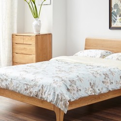 维莎 1.8米双人床+床头柜+床垫组合