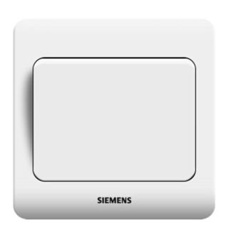 SIEMENS 西门子 开关插座 远景系列 一开多控 中途面板 (雅白色)5TA01121CC1