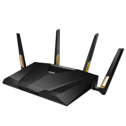 ASUS 华硕  RT-AX88U 6000M 千兆双频 WiFi 6 家用路由器 黑色