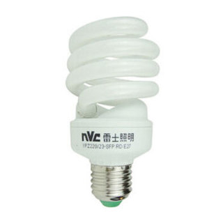 nvc-lighting 雷士照明 螺旋节能灯 E27大口 4000K 23W*5支