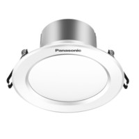 Panasonic 松下 筒灯三色LED客厅筒灯嵌入式孔灯牛眼灯 逸放白色5瓦 开孔8-9cm NNNC75446