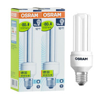 OSRAM 欧司朗 6500K 标准型节能灯 E27大口 2700K 14W*2支