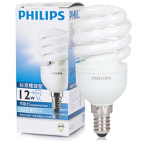 PHILIPS 飞利浦 节能灯泡螺旋型e27e14螺口荧光灯家用灯泡替换超亮日光节能