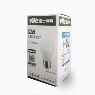 nvc-lighting 雷士照明 光彩系列LED球泡 E27大口 黄光 9W*5支