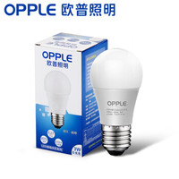OPPLE 欧普照明 LED球泡 E27大口 暖白光  3W