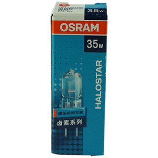 欧司朗(OSRAM)卤素系列灯珠 12V 35W溴钨灯 米胆 十只装