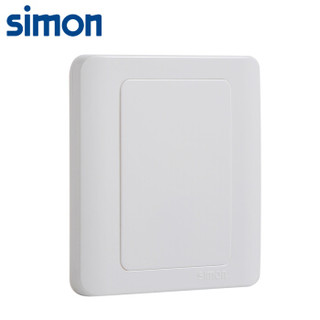 西蒙(SIMON) 开关插座面板 C3系列 空白盖板 86型面板 雪山白色 C31000