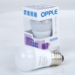 OPPLE 欧普照明 LED球泡 E27大口 黄光 4.5W