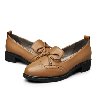 商品yearcon意尔康7562ze29803w女士布洛克小皮鞋