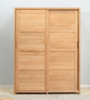 维莎 w0318-1 纯实木日式推拉门衣柜