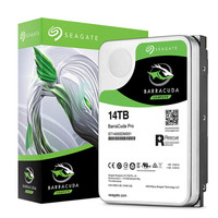 SEAGATE 希捷 酷鱼BarraCuda Pro系列 3.5英寸台式机硬盘 14TB 256MB(7200rpm、PMR)ST14000DM001