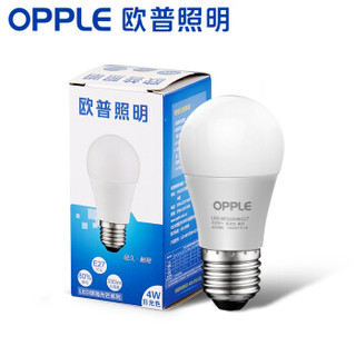 OPPLE 欧普照明 LED球泡 E27大口 暖白光 4W