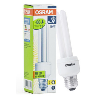 OSRAM 欧司朗 6500K 标准型节能灯 E27大口 2700K 14W*10支