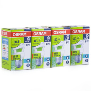 OSRAM 欧司朗 迷你螺旋节能灯5 E27大口 6500K 5W*4支