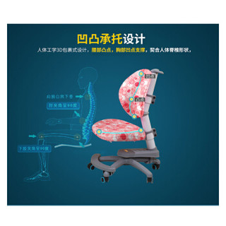 生活诚品  台湾品牌  儿童学习桌椅套装儿童书桌可升降手摇书桌学生写字桌 ME351套装蓝色