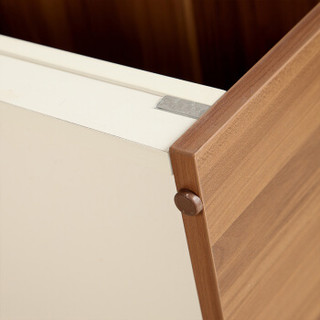 A家家具 床头柜 现代简约板木床头柜 床边储物柜 A032