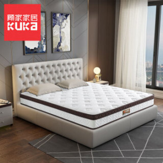 顾家家居 KUKA 椰棕床垫 整网独立袋装分区弹簧床垫 静音护脊席梦思床垫1.8米 3D爵士 DK.M1002 180*200CM