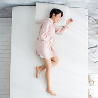 大朴（DAPU）床垫家纺 静眠天然乳胶床垫 5cm泰国进口乳胶 真空物理发泡 软硬适中 80D 150*200cm