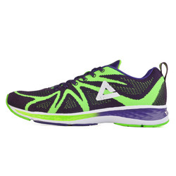 匹克男跑步鞋一体织透气舒适时尚减震运动鞋 DH620371 深紫/荧光绿 43码