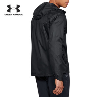 Under Armour 安德玛 UA男子 Shell 连帽登山运动夹克-1309336 (XXL、黑色)