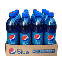 Pepsi blue 蓝色可乐 梅子味可乐 450mL×12