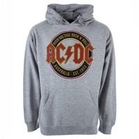 Get The Label Ac/Dc 男士印花休闲连帽卫衣