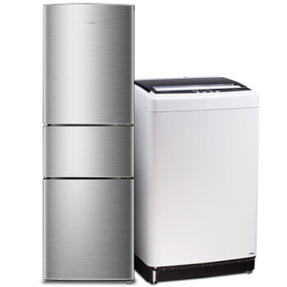 ronshen  容声 218D11N+L1328 218升三门冰箱 +7公斤波轮洗衣机 冰洗套装