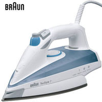 博朗（Braun）电熨斗家用 多档调温 抗刮底板 2400W大功率 多档调温 手持蒸汽熨衣机 原装进口 TS725