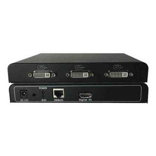 信特安 XTA-V103-HD  三屏宝HD版 1路HDMI输入3路DVI输出 环绕视频 1进3出 画面分割器 输出DVI可转换HDMI