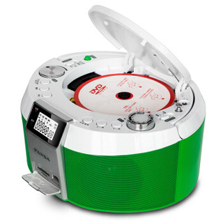 熊猫（PANDA） CD-520 CD机U盘/TF/MP3/DVD播放机数码音频早教机胎教机光盘音乐英语学习播放器收音 （绿）