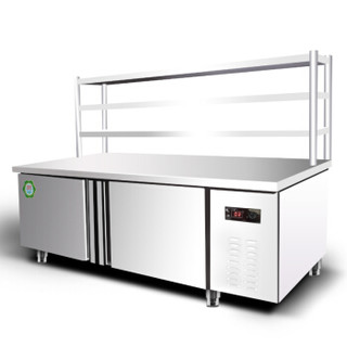 艾拓（ITO）ITO-GZT03 1.2米全冷藏保鲜工作台商用冷冻操作台 卧式不锈钢操作台 冰柜冷柜