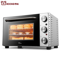考啦 电烤箱 多功能家用大容量烘焙烤箱35L烘烤蛋糕面包饼干机 35SN02RLF