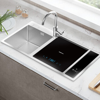 浩泽（OZNER）嵌入水槽式WIFI智能净水洗碗机 6套大容量全自动投放耗材S5