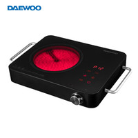 大宇（DAEWOO）电陶炉电磁炉家用远红外光波加热不挑锅 静音T1-5黑色